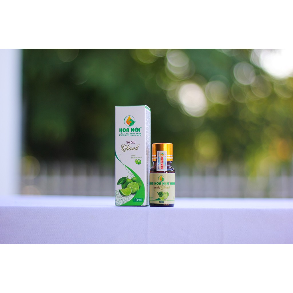 Tinh dầu Chanh nguyên chất 10ml - Hoa Nén - Hương thơm mát, khử mùi, ẩm mốc, đuổi muỗi, côn trùng