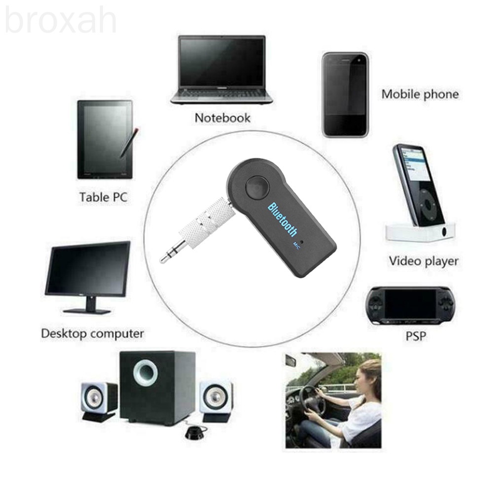 Thiết bị nhận tín hiệu Bluetooth 5.0 không dây đầu cắm 3.5mm