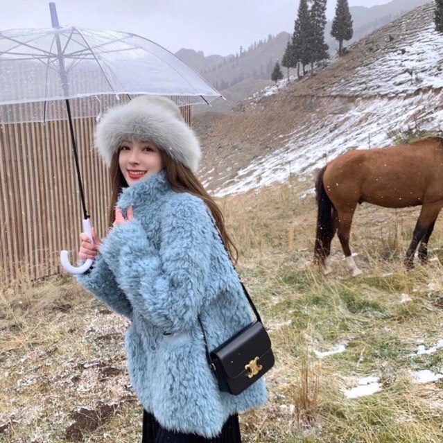 Túi xách nữ cầm tay Celin khóa hoa hàng đẹp cao cấp