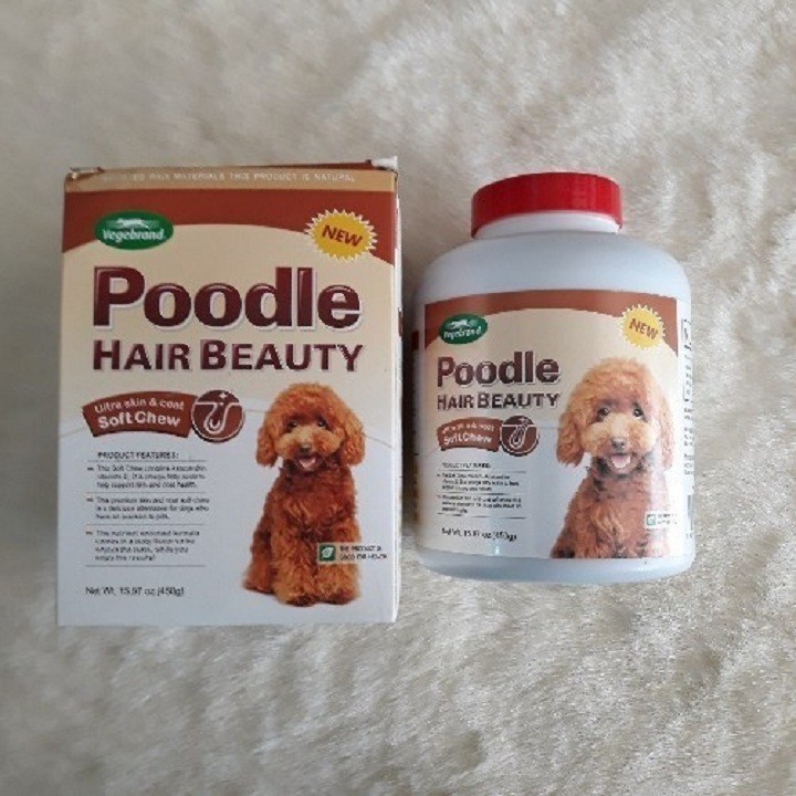 (Combo túi 10 viên ) Viên dưỡng lông cho Poodle Hair Beauty