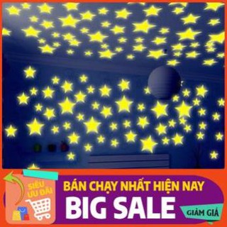 [freeShip-Khô Máu] COMBO 100 NGÔI SAO PHÁT SÁNG TRANG TRÍ NHÀ CỬA (Kho Tiện Ích Family Mart)