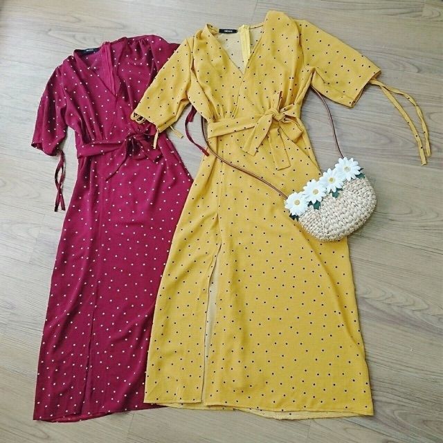 Đầm Nữ Maxi Chấm Bi (KÈM ẢNH THẬT) | BigBuy360 - bigbuy360.vn