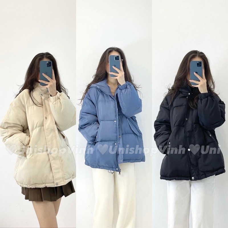 Áo phao túi chéo mũ liền FOM RỘNG | BigBuy360 - bigbuy360.vn