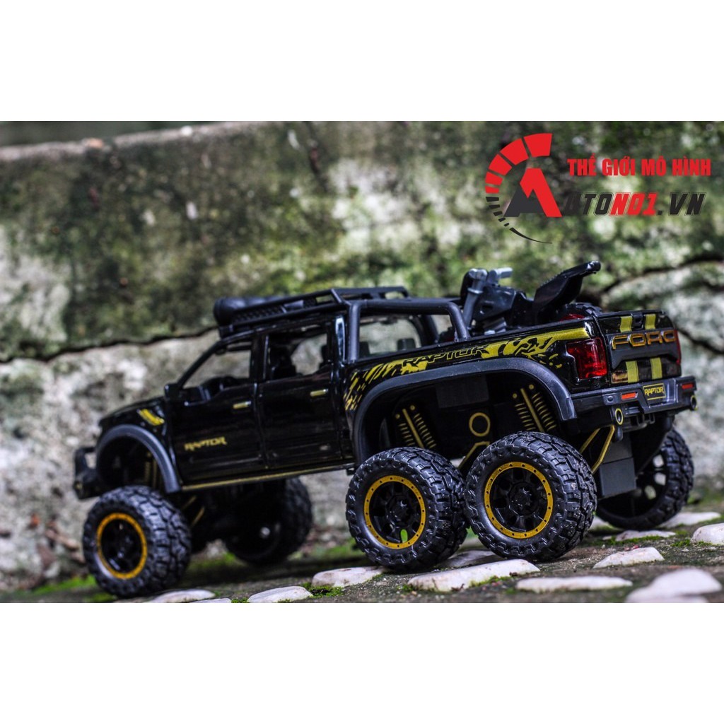 MÔ HÌNH XE FORD BEAST RAPTOR F150 OFFROAD 1:32 CHE ZHI