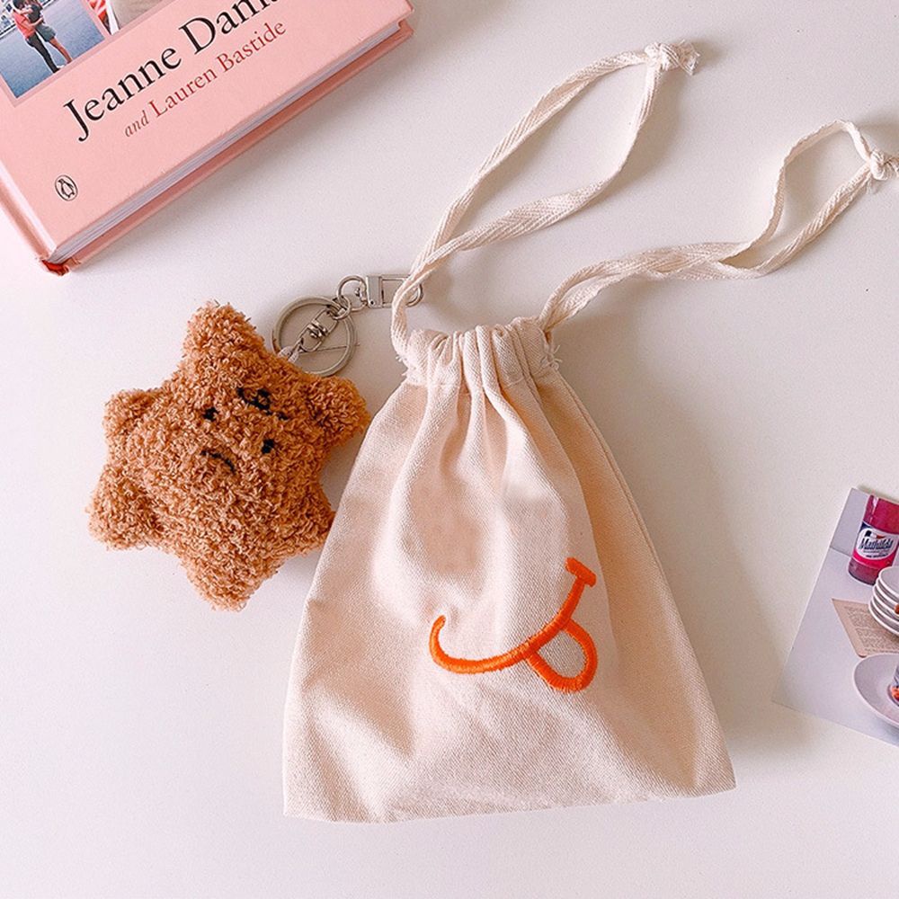 Móc Chìa Khóa Hình Chú Gấu Nhồi Bông Dễ Thương Nhiều Màu Sắc