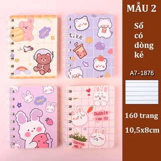 Sổ A7 Thú Cưng Có Dòng Kẻ