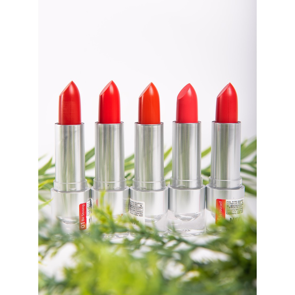 Son Thỏi Mịn Môi Naris Cosmetic Ailus Stress Free Lipstick 4g