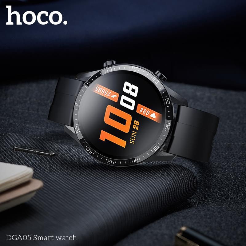 Đồng hồ thông minh HOCO DGA05 WearFit 2.0, theo dõi nhịp tim, đo bước đi, giấc ngủ - Chính hãng
