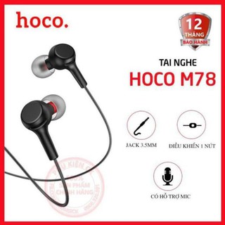 Tai nghe hoco m78 jack 3.5mm dài 1.2m - tương thích nhiều thiết bị