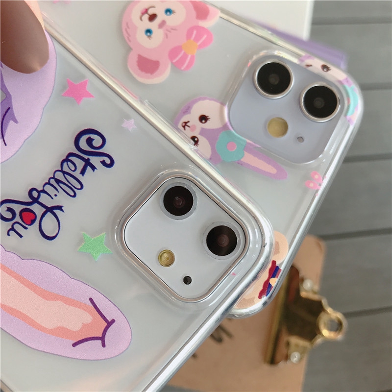 Ốp điện thoại dẻo họa tiết thỏ Stella Lou hoạt hình cho iPhone 6 6s 7 8 Plus X XS XR XSMAX 11 Pro Max | BigBuy360 - bigbuy360.vn