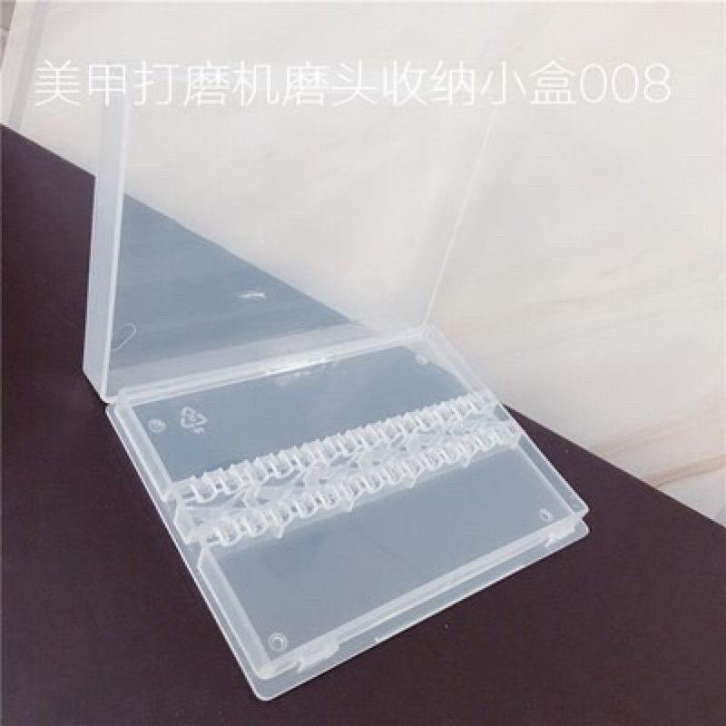 Hộp đựng đầu mài nhựa - khay nhựa đựng đầu mài - khay nhựa cắm đầu mài làm nail chuyên dụng nhiều loại - đa dạng kiểu