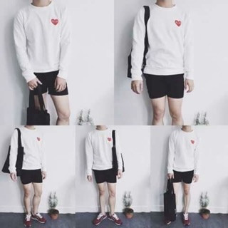 ÁO SWEATER NAM NỮ LOGO TIM MẮT