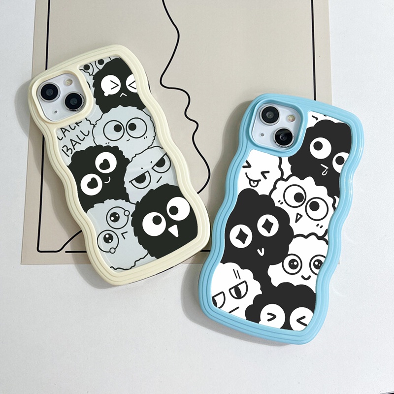 Suntaiho ốp lưng Ốp Điện Thoại TPU Mềm Trong Suốt Hình Bùi Nhùi Đáng Yêu Cho iPhone 11 11 Pro 13 12 Pro Max X XS Max XR 7 8 Plus