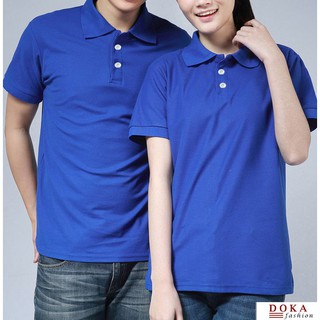 THANH LY CUỐI NĂMCOMBO 2 Áo thun cá sấu nam cao cấp, xanh dương đậm DKCB003