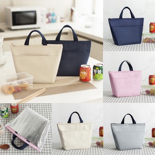 Túi đựng hộp cơm trưa vải oxford loại dày cỡ lớn chống thấm chống dầu