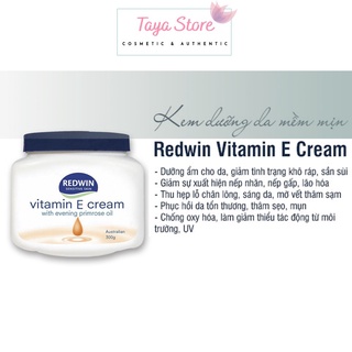 Kem dưỡng da vitamin E Redwin Cream (hũ 300gr) Úc