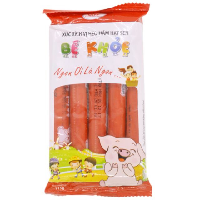 Xúc xích thịt heo-105g/gói