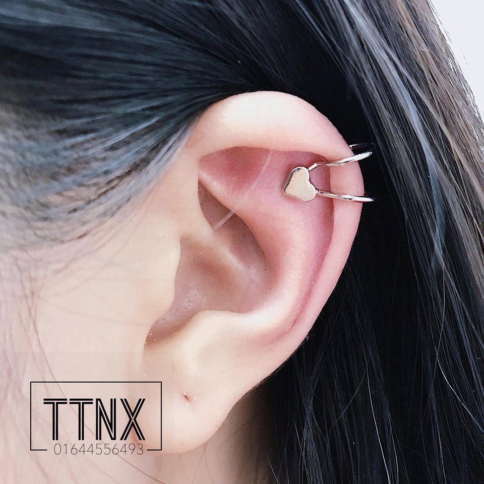 Khuyên tai kẹp vành không cần lỗ tai