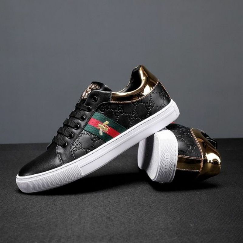 Giày Thể Thao Nam Gót Vàng Thêu Ong Giá Rẻ