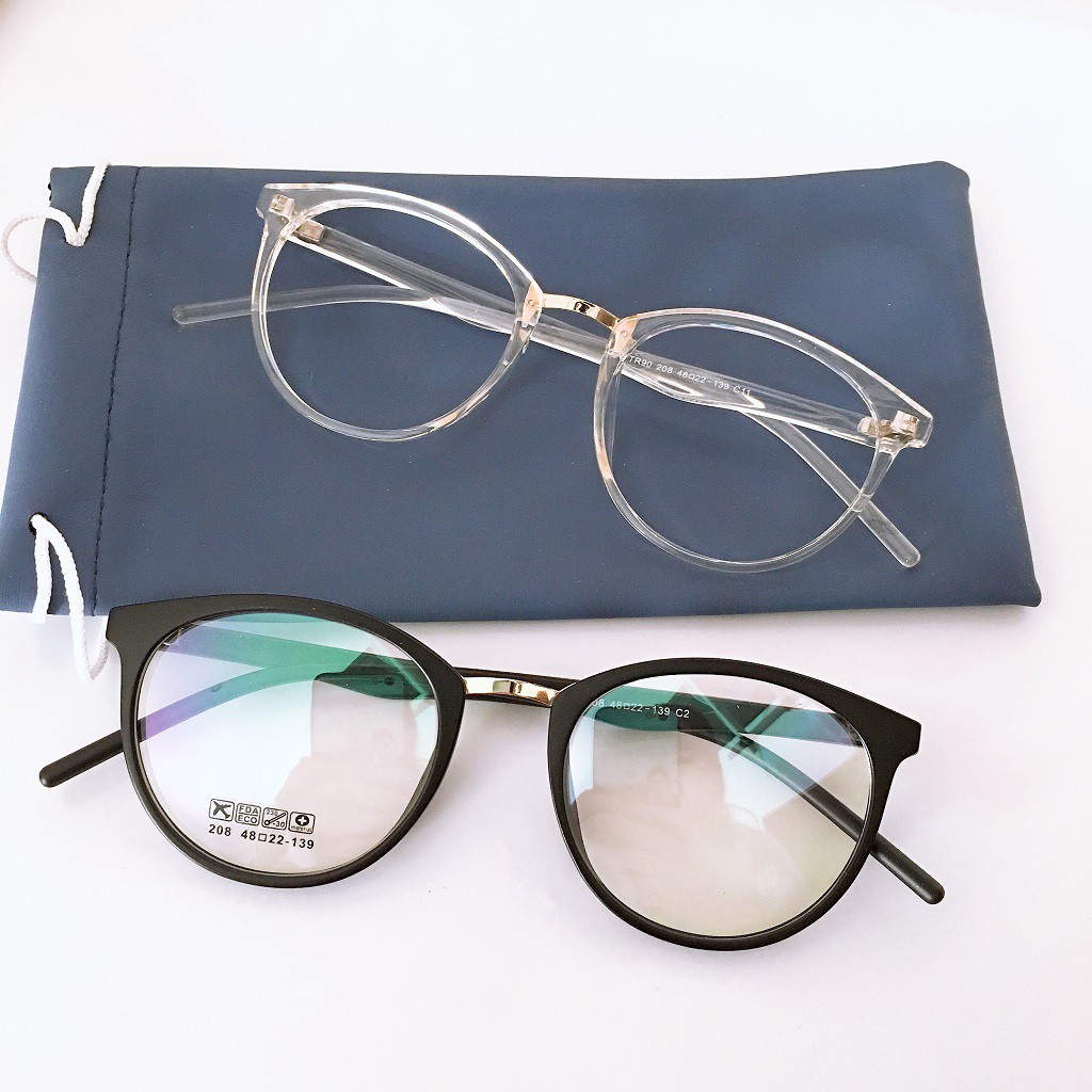 [Mã SKAMCLU7 giảm 10% cho đơn từ 0Đ] Kính cận tròn 208 nhận cắt mắt cận Viễn Loạn | BigBuy360 - bigbuy360.vn