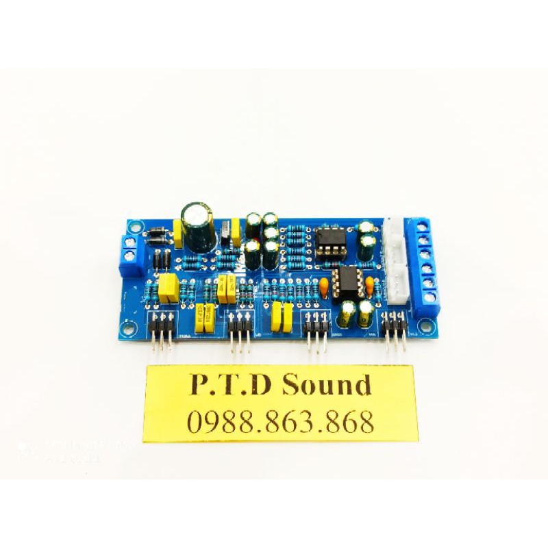 Mạch âm sắc HIFI Chiết áp rời Pre Amp NE5532 - DC 12 - 24. DIY loa di động, loa xách tay, rề cực hay từ PTD Sound