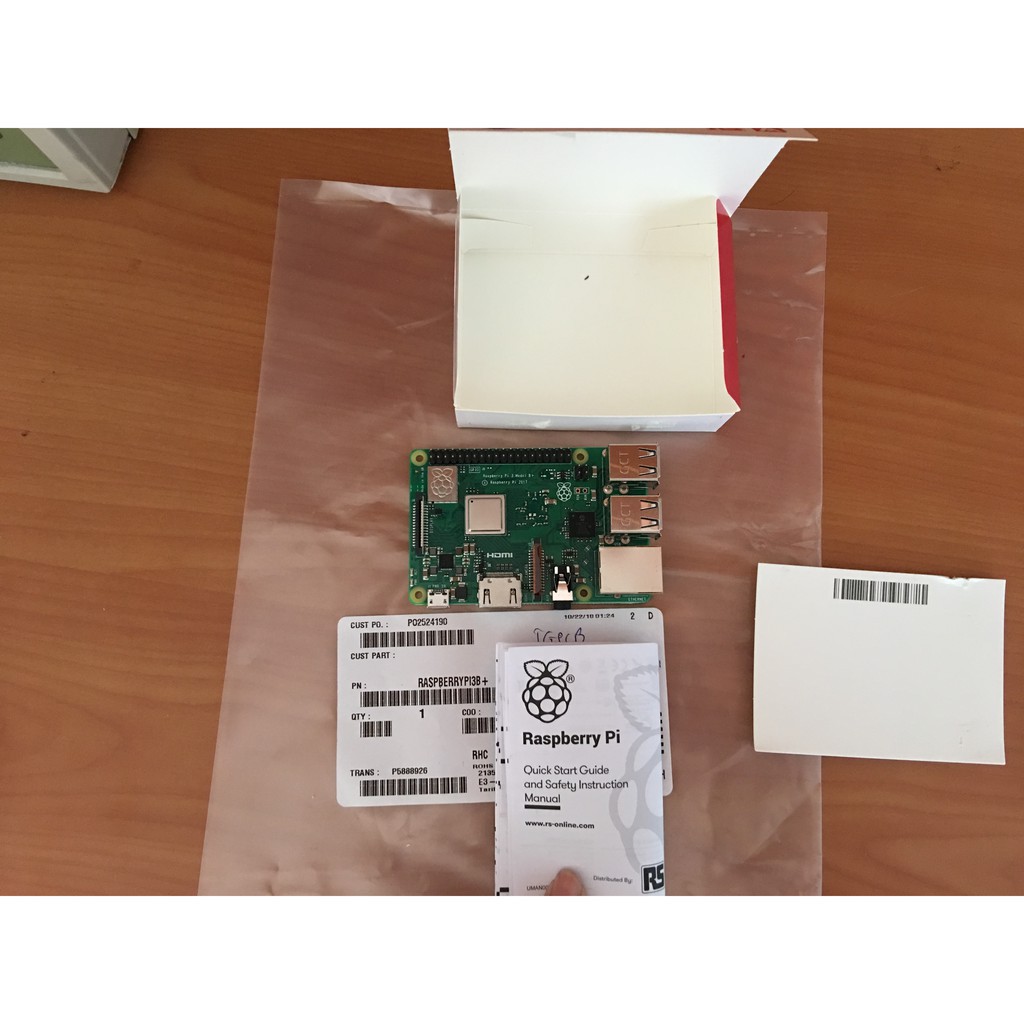 Raspberry Pi 3B+ máy tính nhúng make in UK Bảo hành chính hãng 1 năm