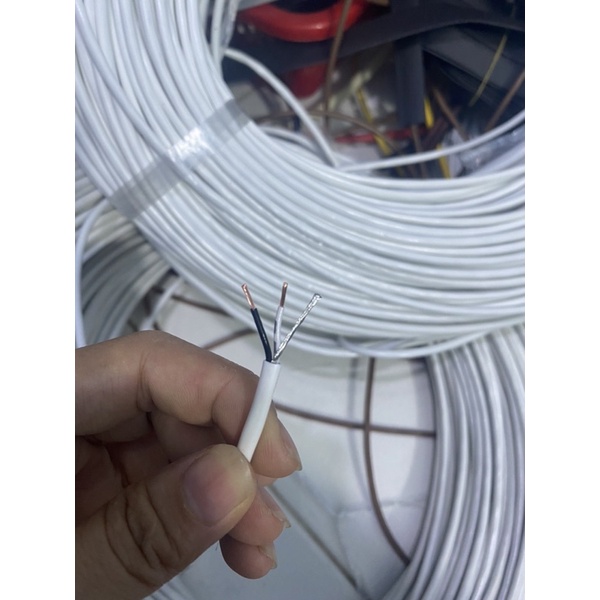 Dây tín hiệu bãi nhật màu trắng bán theo kg