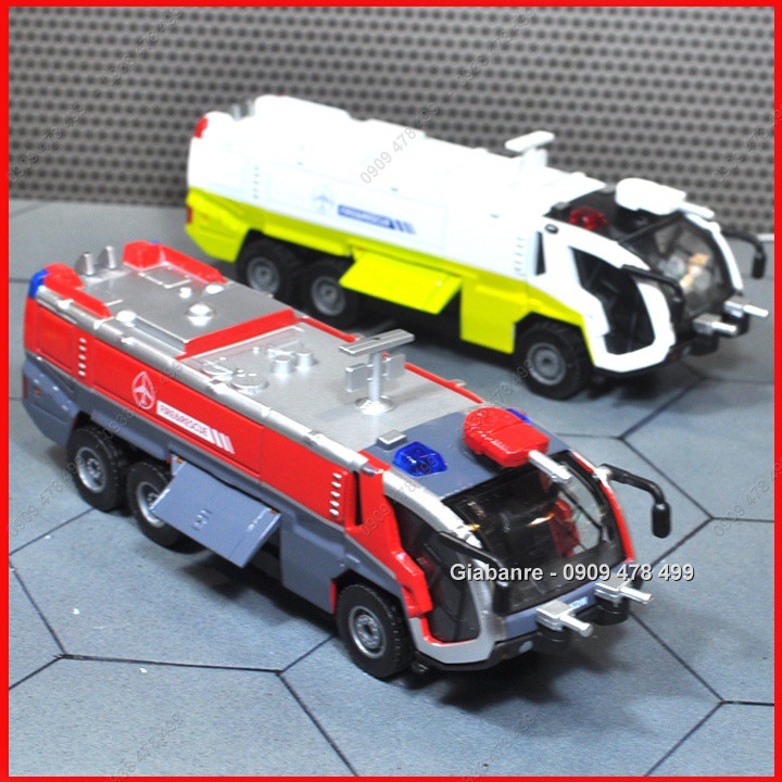 Xe Mô Hình Kim Loại Cứu Hoả Đặc Chủng Rosenbauer Nhỏ Tỉ Lệ 1:50 - KDW - 9924