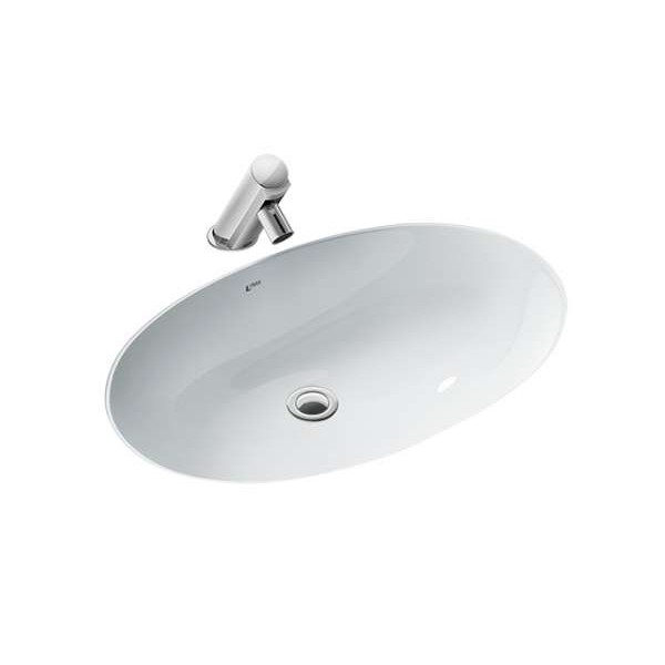 Chậu Rửa Lavabo Inax L-2216V Âm Bàn Oval chính hãng( hình thật)