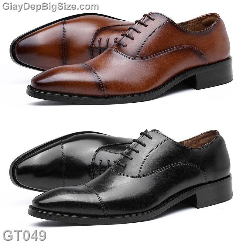 Giày da công sở big size, giày tây big size cỡ lớn 44,45,46,47,48 cho nam cao to