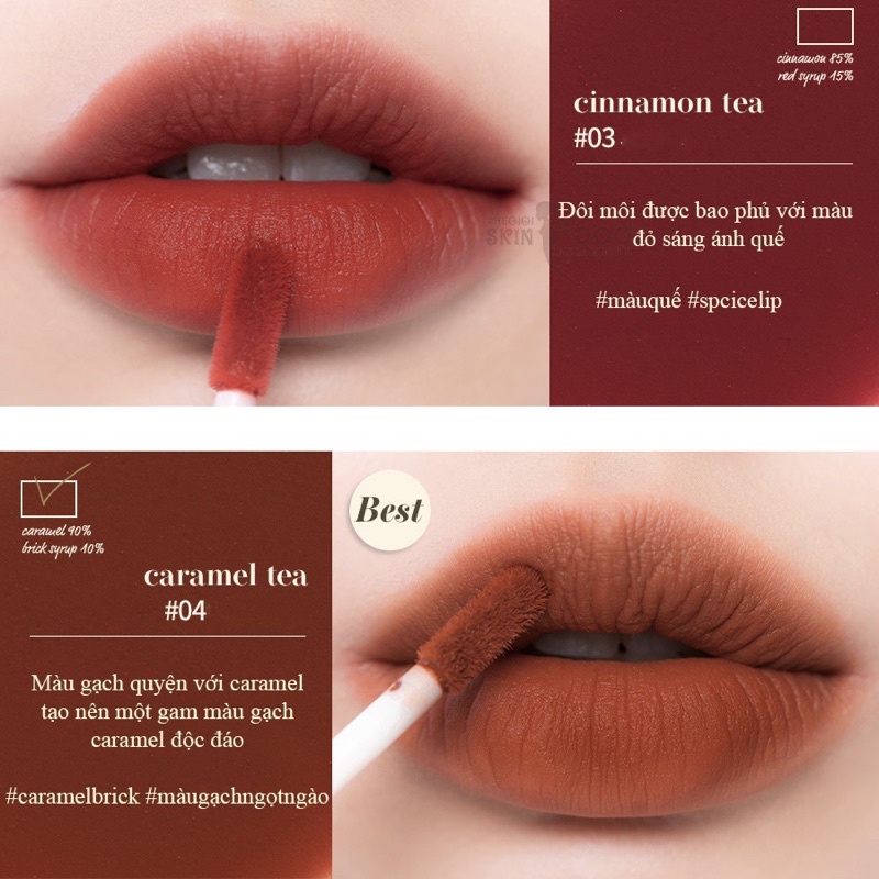 Son kem lì Romand Milktea Velvet tint | BigBuy360 - bigbuy360.vn