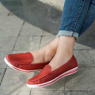 Giày lười  Slipon nữ da thật 100% Kaleea K499