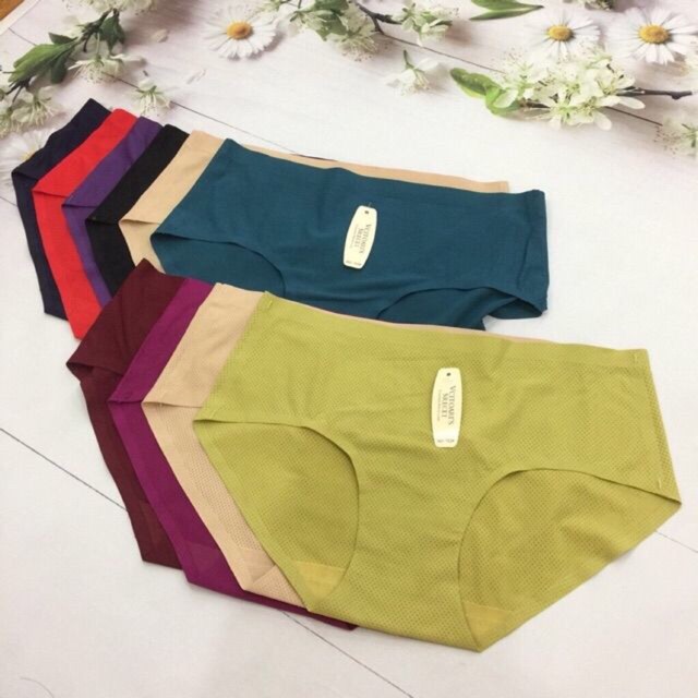Quần Lót Nữ Đúc Su Thun Lạnh Thông Hơi Không Viền 1523,1524