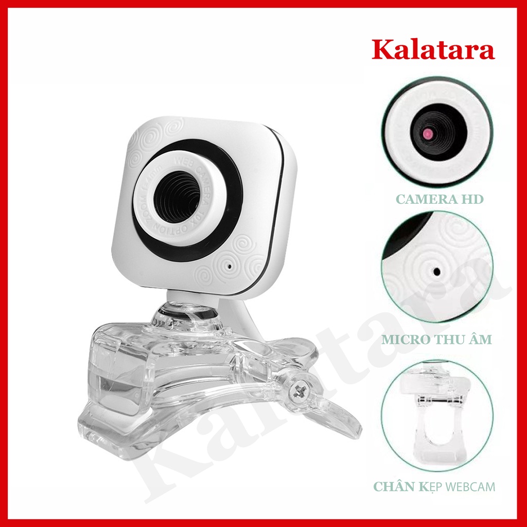 Webcam có mic hỗ trợ video HD dùng được học online, gọi video có chân kẹp không cần cài đặt phù hợp tất cả các win | BigBuy360 - bigbuy360.vn
