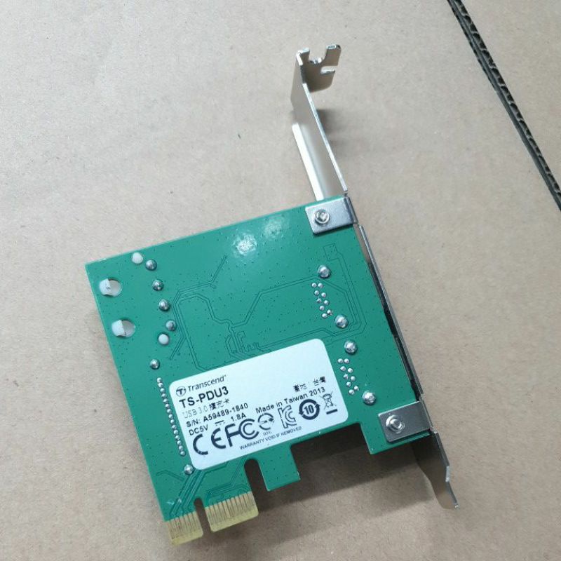 Card chuyển đổi PCI Express to USB 2 cổng 3.0
