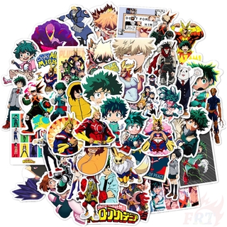 Bộ 100 miếng sticker hình My Hero Academia series 03 Midoriya Izuku Bakugou Katsuki Todoroki Shoto trang trí DIY