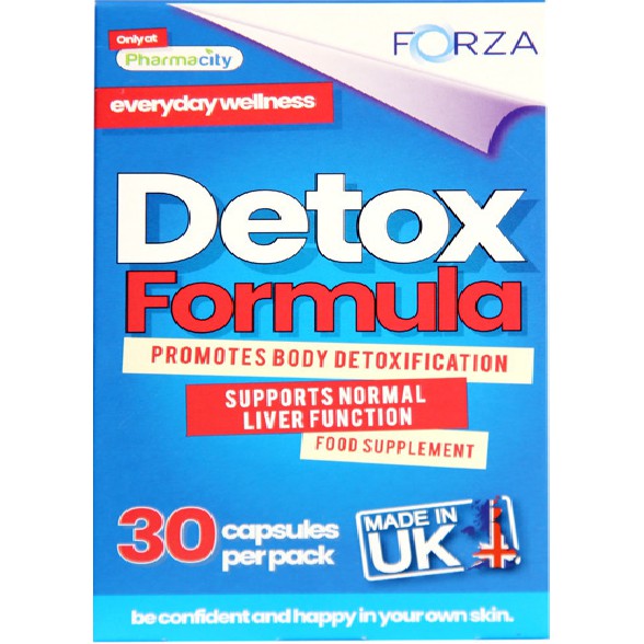 [ NHẬP KHẨU ANH ] Hộp 30 viên dùng 1 tháng Detox Formula tăng cường sức khỏe, hỗ trợ giải độc gan