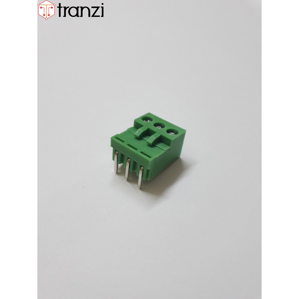 Cầu đấu 5.08mm đực cong cái cong HT508 3P - túi 5 cái