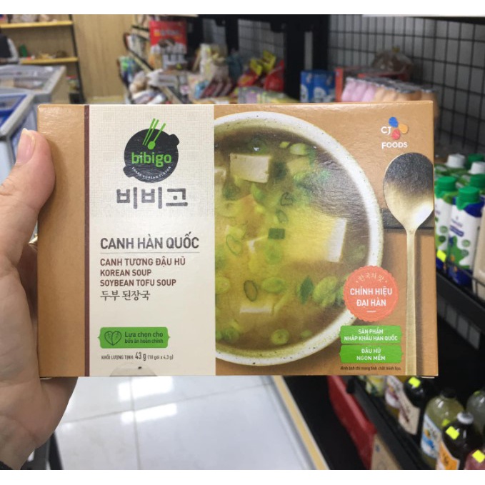 Canh Rong Biển/Canh Tương Đậu Hũ Hàn Quốc CJ Foods Bibigo Hộp 10 Gói (4.3Gx10 gói nhỏ) - Nhập Khẩu Hàn Quốc | BigBuy360 - bigbuy360.vn