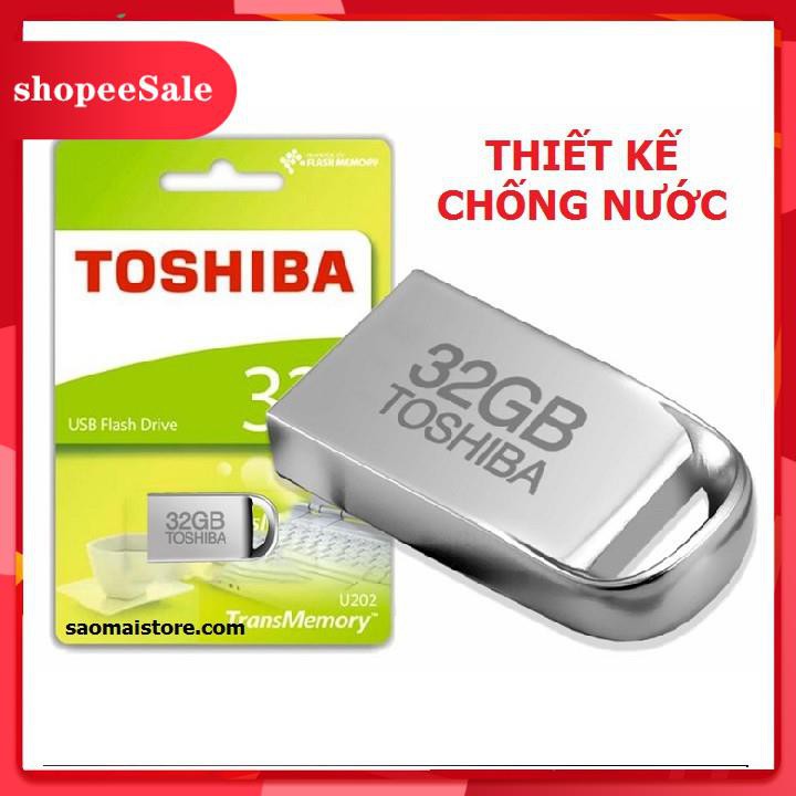 (Hàng Mới Về) USB 8GB/16GB/32GB 2.0 TOSHIBA Nhỏ Gọn - USB Ô TÔ CHỐNG NƯỚC