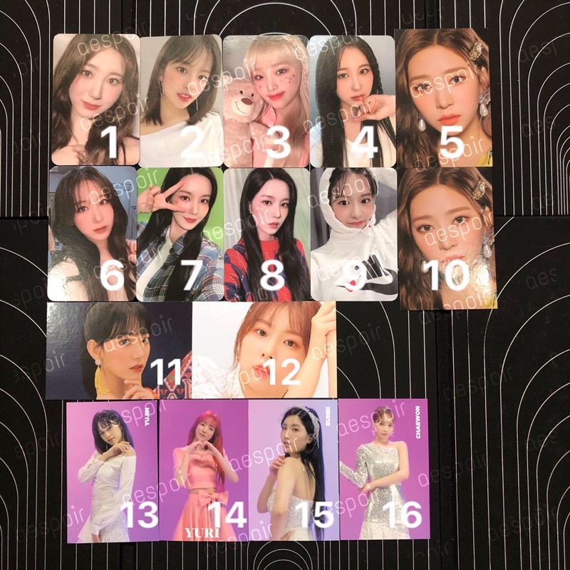 Ảnh card izone album hàng chính hãng