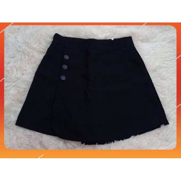 [GIÁ SỐC] Quần Giả Váy Chữ A Phối 3 Cúc Siêu Xinh