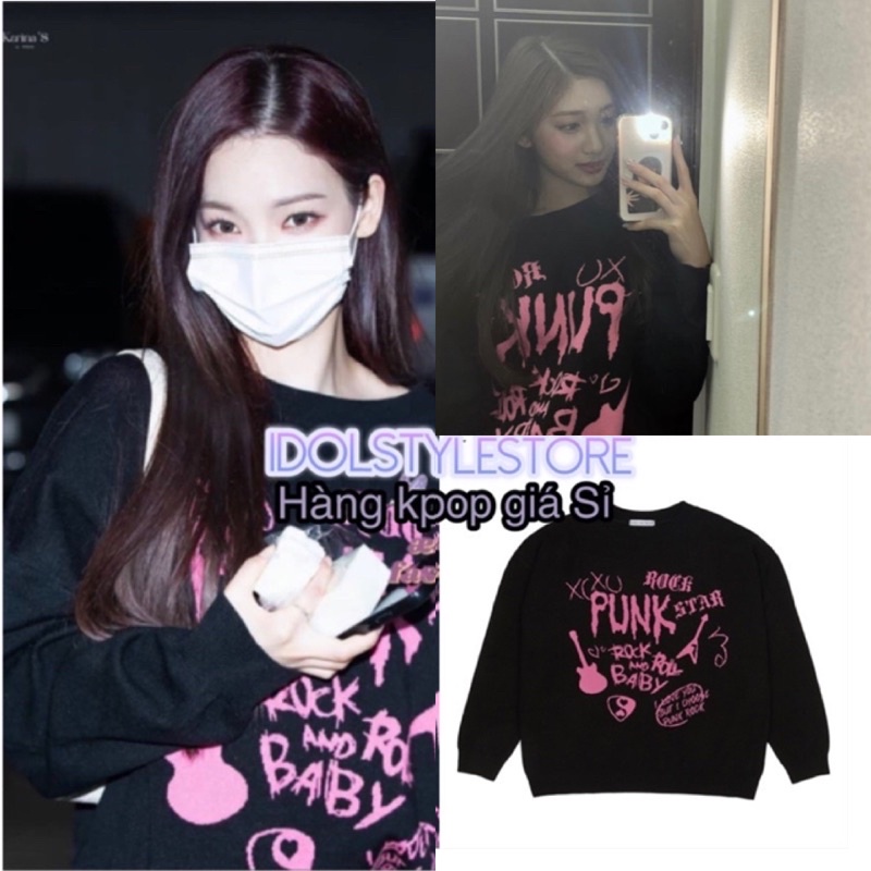 Áo nỉ của Karina Aespa và LeeSeo Ive