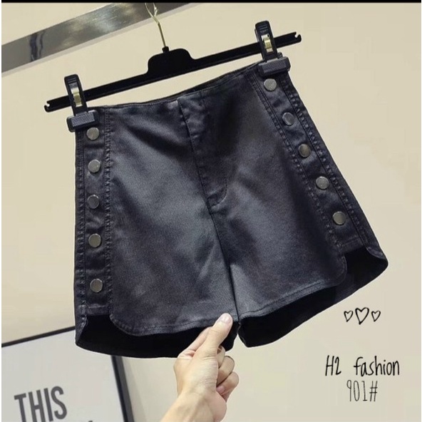 Quần Short Da Khuy Sườn Mã 901 (Co Dãn)