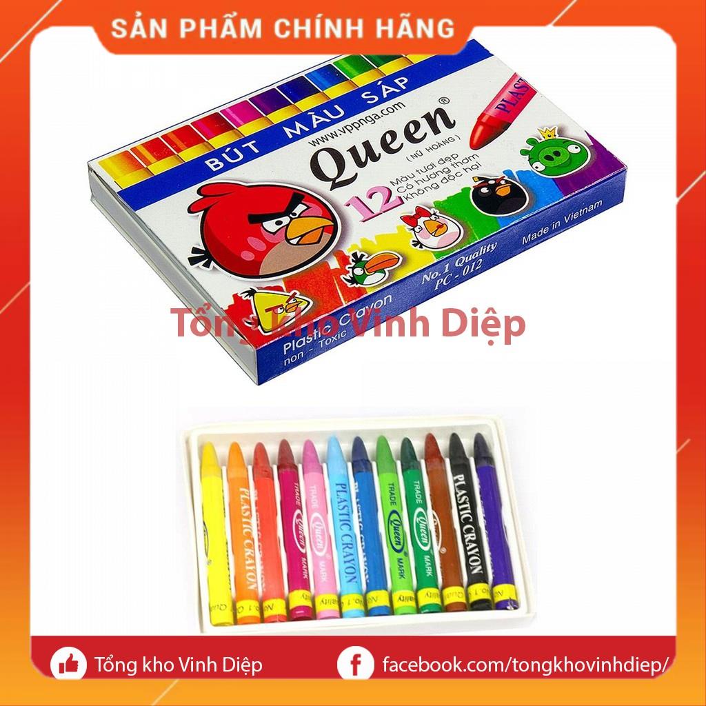 Bút sáp màu thơm Queen 12 và 18 màu