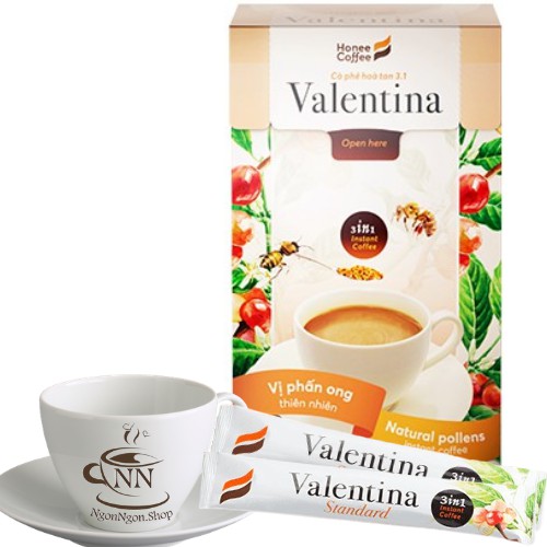 Cà Phê Sữa Vị Phấn Ong Valentina HONEE COFFEE - NGON NGON CÀ PHÊ