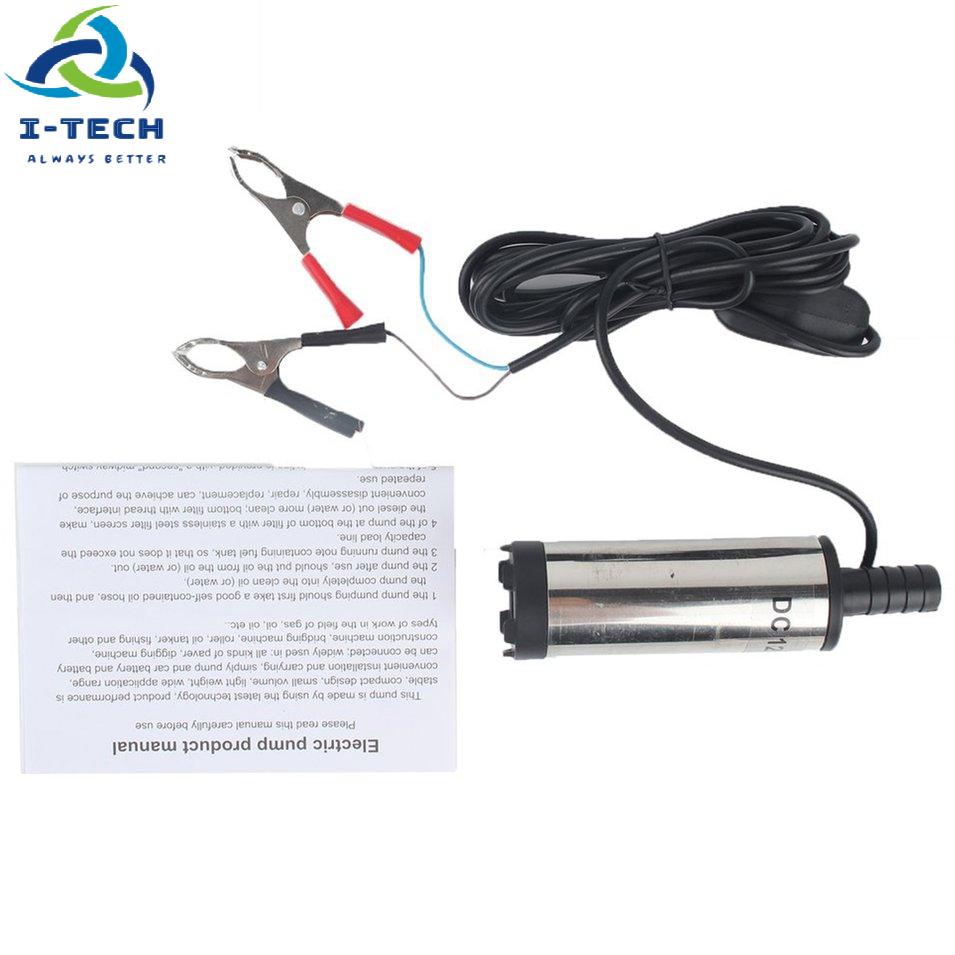⚡Khuyến mại⚡12V 38mm Electric Fuel Transfer Pump Water Oil Transfer Refueling Submersible Pump For Diesel Water Pump Car Motorbike | BigBuy360 - bigbuy360.vn
