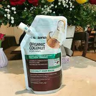 Dầu hấp tóc phục hồi hư tổn Dừa Selena organic giúp tóc mềm mượt 500ml | BigBuy360 - bigbuy360.vn