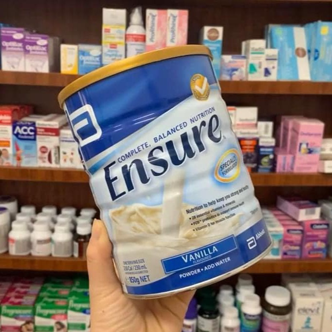 ENSURE ÚC - Sữa Bột Vanilla Ensure Úc 850GR - Sữa Tăng Cân Dành Cho Người Gầy