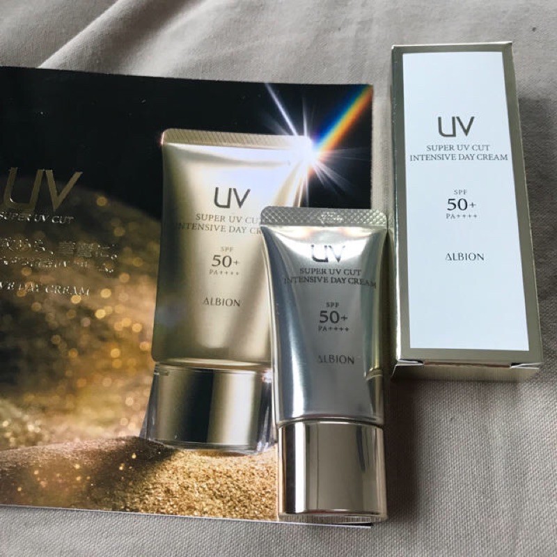 ALBION - Kem dưỡng chống UV mini 10g - SUPER UV CUT PROTECT DAY CREAM